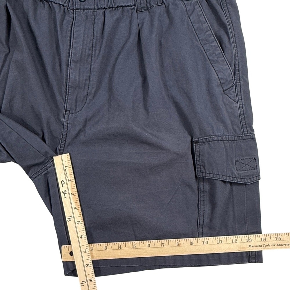 Tommy Bahama Relax Mens XXL Navy Blue Cotton Pleated Cargo Shorts Elastic Waist - Picture 6 of 6